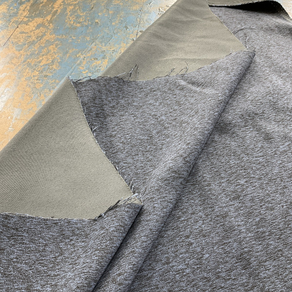 Franklin in Tide | Upholstery Fabric | Microfiber Twill | Heathered Navy Blue | 100% Polyester | Heavy Weight | Nassimi | 54" Wide | By the Yard