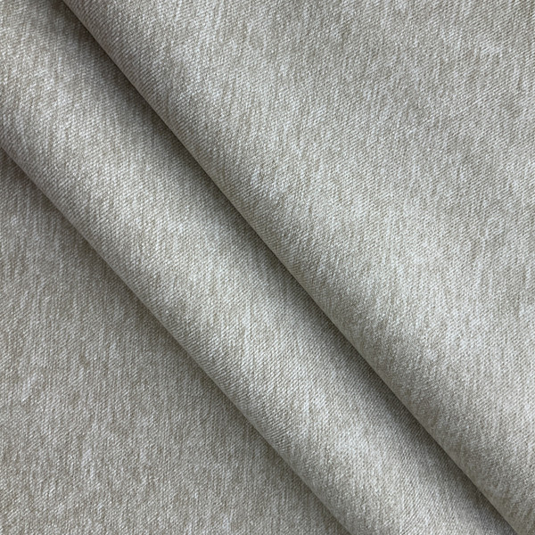 Franklin in Palisade | Upholstery Fabric | Microfiber Twill | Heathered Off White Beige | 100% Polyester | Heavy Weight | Nassimi | 54" Wide | By the Yard