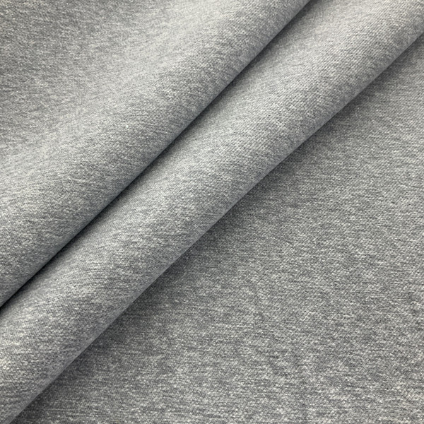 Franklin in Sanderling | Upholstery Fabric | Microfiber Twill | Heathered Light Grey | 100% Polyester | Heavy Weight | Nassimi | 54" Wide | By the Yard