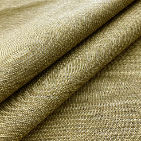 Hester in Beeswax | Upholstery Fabric | Striated Black on Honey and Taupe | 100% Polyester | Medium Weight | Nassimi | 54" Wide | By the Yard