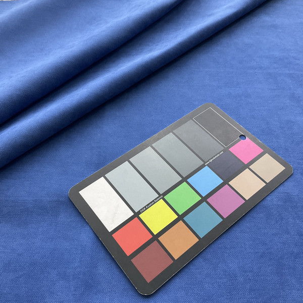 Walker in Neptune | Upholstery Fabric | Ocean Blue Microfiber | 100% Polyester | Medium Weight | Nassimi Brand | 54" Wide | By the Yard