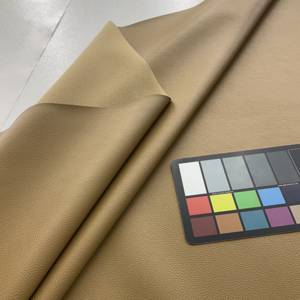 Nassimi Classic in Flan / Tan Brown | Premium Upholstery Vinyl | Auto / Commercial / Home | Extra Durable | 54" Wide | BTY