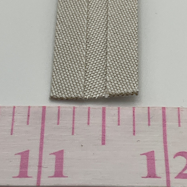 SUNBRELLA 3/4 INCH BIAS BINDING IN Oyster 4642-0000 BY THE YARD/ ROLL