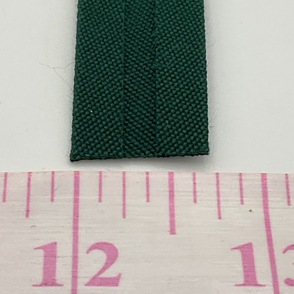 SUNBRELLA 3/4 INCH BIAS BINDING IN Forest Green 4637-0000 BY THE YARD/ ROLL