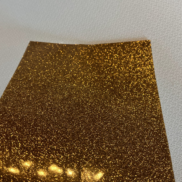 NUGGET GOLD Glitter Sparkle High Gloss Upholstery Vinyl Fabric By The Yard