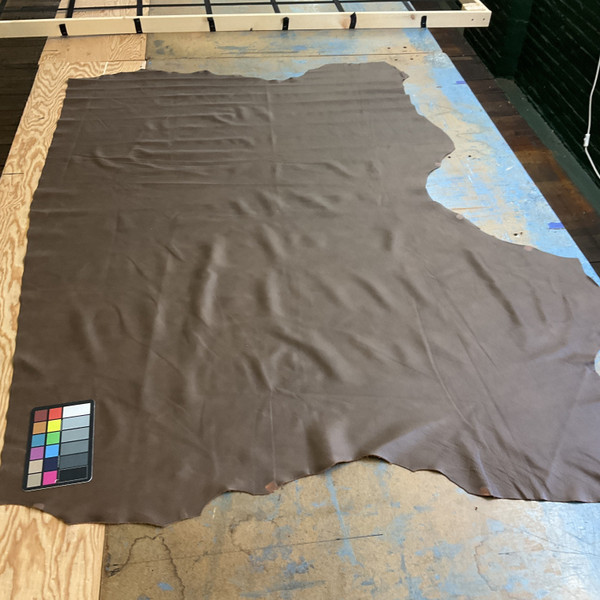 Chocolate Brown | Light Grain Leather Cowhide | 24 Square Feet | 3 Ounce / 1.2 mm