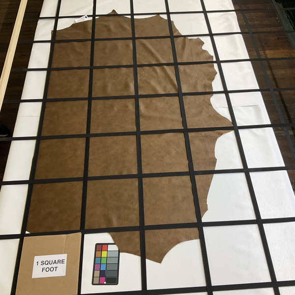 Chestnut Brown | Leather Cowhide | 21 Square Feet | 3 Ounce / 1.1 mm