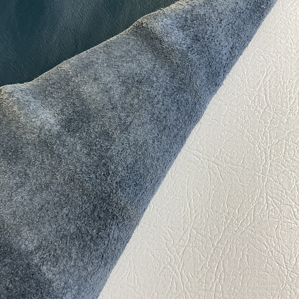 Dark Teal Blue | Leather Cowhide | 26 Square Feet | 4 Ounce / 1.6 mm