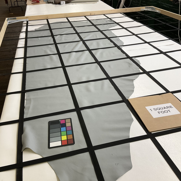 Nice Fed in Polar Cool Blue | Supple Leather Cowhide | 25 Square Feet | 2.5 Ounce / 1.1 mm