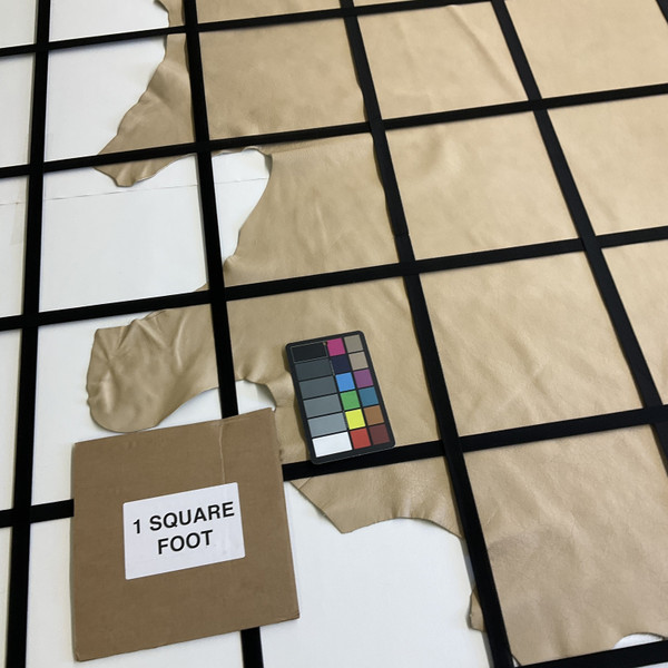 Cetus in Cappuccino Beige | Full Grain Leather Cowhide | 21 Square Feet | 3 Ounce / 1.3 mm