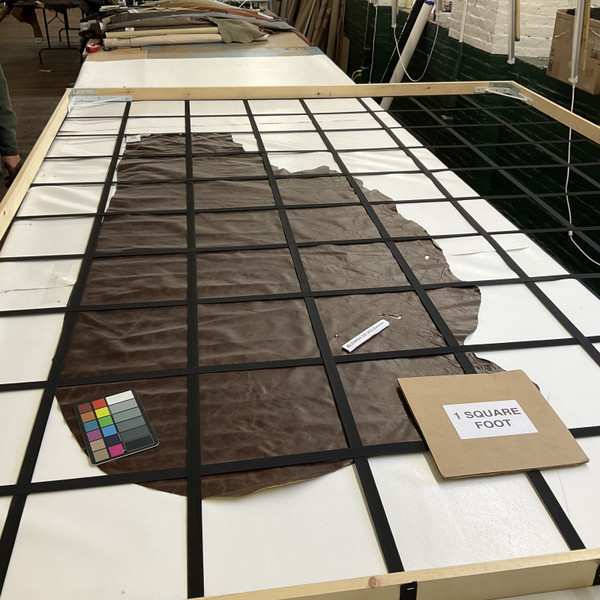 Vintage Worn Look in Espresso Brown | Full Grain Leather | 19 Square Feet | 3 Ounce / 1.1 mm