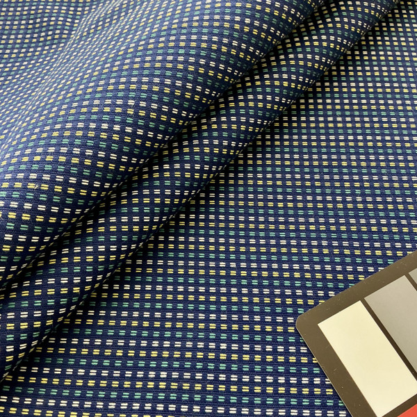 Outdura Glory in Marine | Outdoor / Indoor Upholstery Fabric | Waterproof | Blue, Green, Yellow, White | Solution Dyed Acrylic | 54" Wide | By the Yard