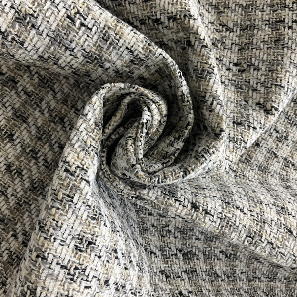 2 Yard Piece of Performatex Coco Outdoor Jacquard Taupe | Heavyweight Outdoor, Jacquard Fabric | Home Decor Fabric | 54" Wide