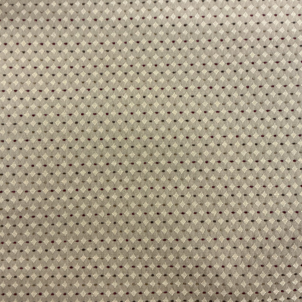 Diamond Design in Golden Tan / Red | Upholstery Fabric |  Heavyweight | 54" Wide | By the Yard