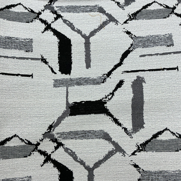 Cedric in Graphite | Upholstery Fabric | Abstract in Black / Grey / White | Richloom | Heavy Weight | 54" Wide | By the Yard