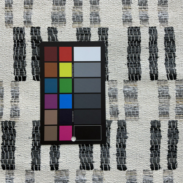 Murdock in Domino | Upholstery Fabric | Stacked Stripes in Black / Grey / Cream | Richloom | Heavy Weight | 54" Wide | By the Yard