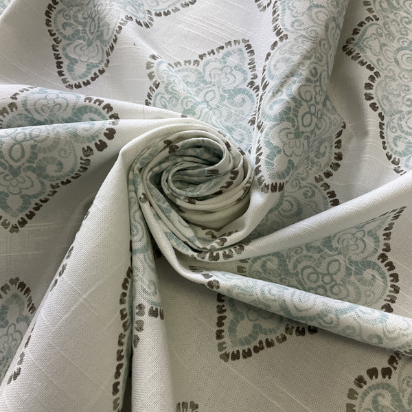 2 Yard Piece of Premier Prints Monroe Slub Snowy | Medium Weight Duck Fabric | Home Decor Fabric | 54" Wide