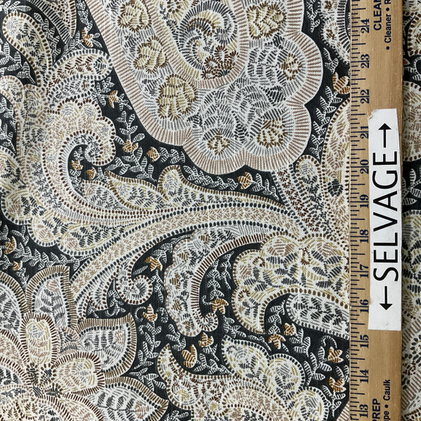 1.75 Yard Piece of Richloom Platinum Shawl Cotton Duck Chai | Medium/Heavyweight Duck Fabric | Home Decor Fabric | 54" Wide