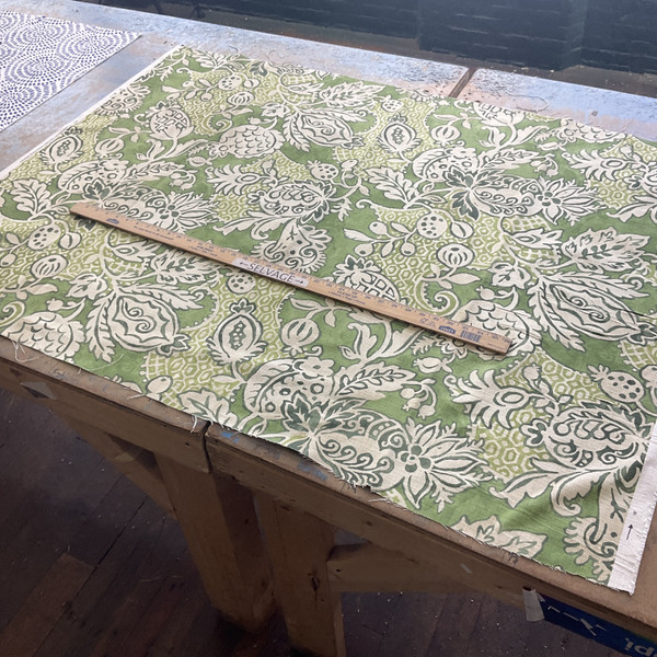 2.8 Yard Piece of P Kaufmann Bruges Duck Avocado | Medium Weight Duck Fabric | Home Decor Fabric | 54" Wide