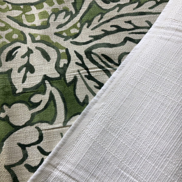 2.8 Yard Piece of P Kaufmann Bruges Duck Avocado | Medium Weight Duck Fabric | Home Decor Fabric | 54" Wide