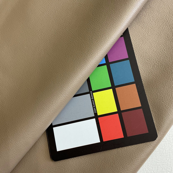 Taupe Top Grain Premium Leather Hide | Chrome Tanned | 50+ Square Feet | 1.2 mm / 3 Ounce | Upholstery Leather