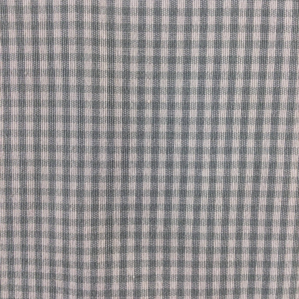 3 Yard Piece of Gray and White Check | Home Decor Fabric | Drapery | 54 Wide | By the Yard