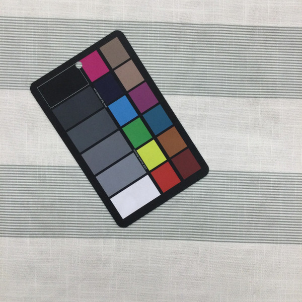 1 Yard Piece of Valance Stripes Home Decor Fabric |  Light Green / Off White | Upholstery / Drapery | 54" Wide | By the Yard | "Valance Stripe" Celadon