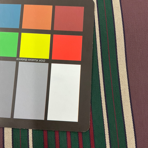 Recacril Stripes in Dark Plum, Green, Red, and Beige | Waterproof Awning & Marine Canvas | 100% Solution Dyed Acrylic | 46" Wide | By the Yard