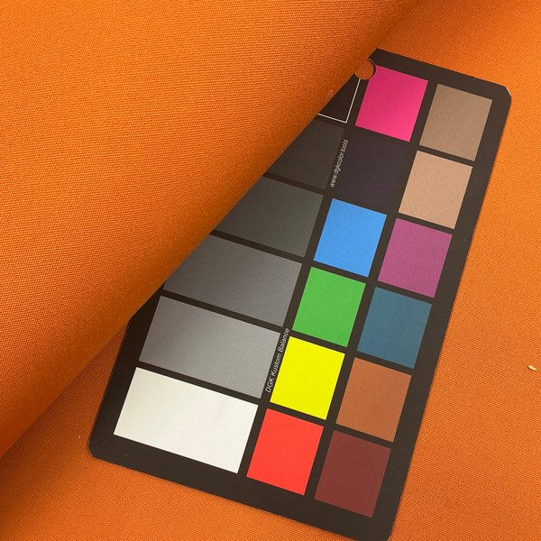 Recacril Solid Orange | Waterproof Awning & Marine Canvas | 100% Solution Dyed Acrylic | 46" Wide | By the Yard