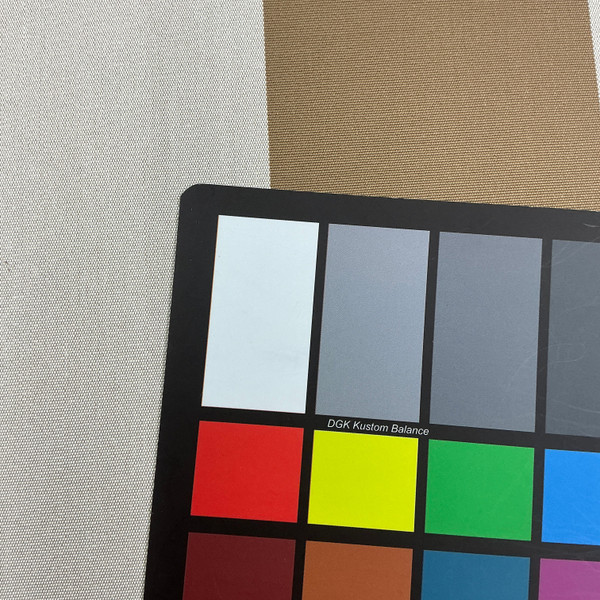 Recacril Stripes in Brown and Light Taupe | Waterproof Awning & Marine Canvas | 100% Solution Dyed Acrylic | 60" Wide | By the Yard