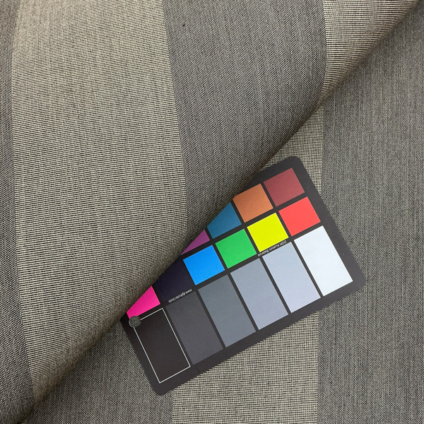 Recacril Concord Stripe Two Toned Brown R-086 | Waterproof Awning & Marine Canvas | 100% Solution Dyed Acrylic | 47" Wide | By the Yard