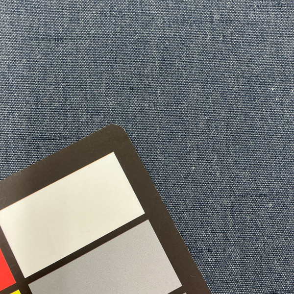 Recacril Stripes in Denim Blue and Beige Slub | Waterproof Awning & Marine Canvas | 100% Solution Dyed Acrylic | 46" Wide | By the Yard