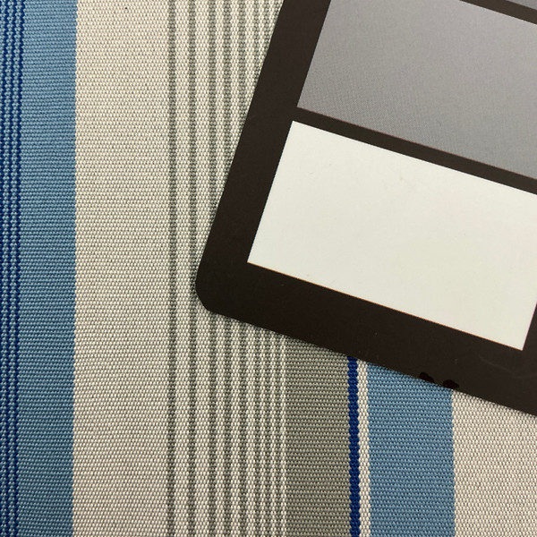 Recacril Valdespina Stripe R-969 Blue / Grey | Waterproof Awning & Marine Canvas | 100% Solution Dyed Acrylic | 47" Wide | By the Yard