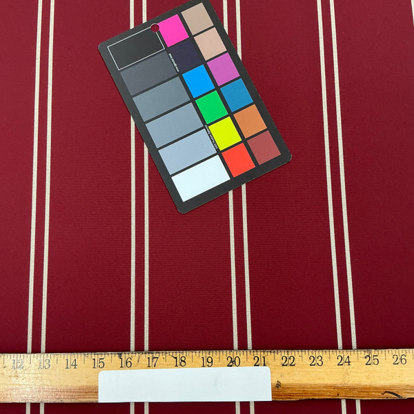 Recacril Yecla Stripe R-701 Denim Blue / Grey  | Waterproof Awning & Marine Canvas | 100% Solution Dyed Acrylic | 47" Wide | By the Yard