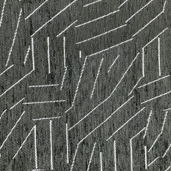 1.5 Yard Piece of PKL Studio Dashboard Woven Chenille Tuxedo | Heavyweight Woven, Chenille Fabric | Home Decor Fabric | 54" Wide