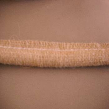 burlap edge roll 1 1 4inchs used around seat edges arms rails and where soft edg