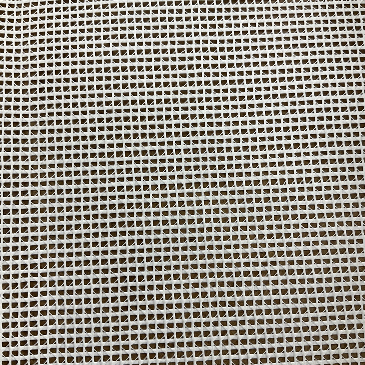 White Vinyl Mesh Fabric By The Yard 9x9grid