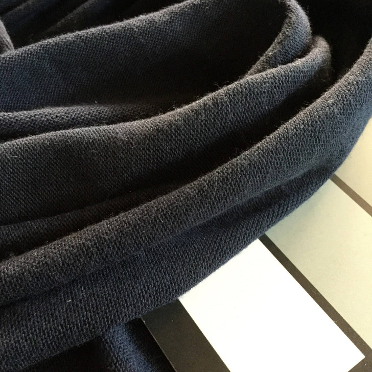 Sweater Knit Navy Blue Fabric | 2-Way Stretch | Jersey | Sweater, T-Shirts