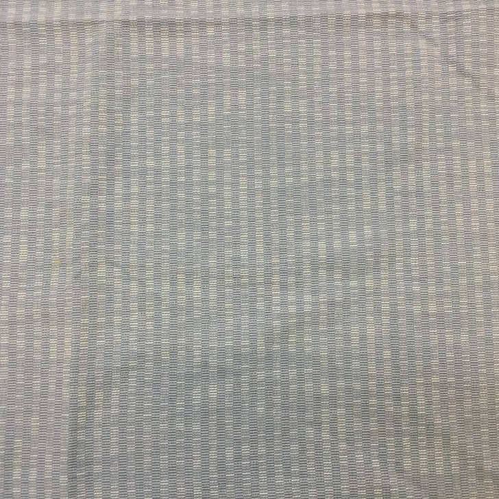 Blue and White Subtle Stripes | Upholstery Fabric | 58 W | By the Yard | Durable