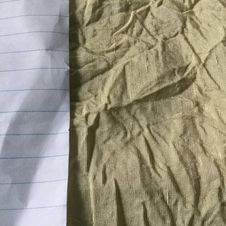 Beige Crinkle Textured Drapery Fabric | 56 Wide | By the Yard | Slightly Sheer