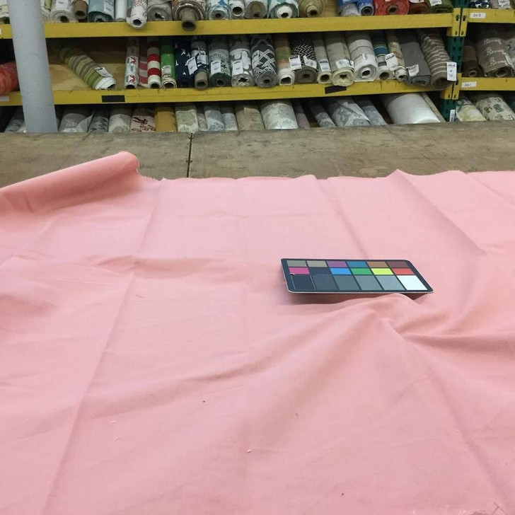 Solid Light Pink Twill Upholstery / Slipcover Fabric | 56 Wide | By the Yard