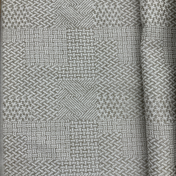 Patchwork Weave in Cafe Brown | Upholstery / Slipcover Fabric | 56 Wide | BTY