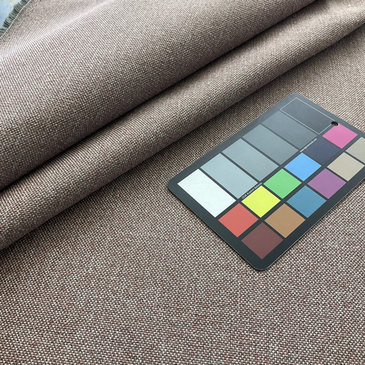 Mottled Red / Taupe | Heavy Duty Upholstery Fabric | 54W | By the Yard | Durable