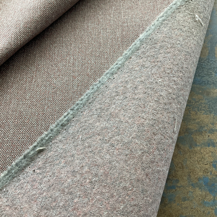 Mottled Red / Taupe | Heavy Duty Upholstery Fabric | 54W | By the Yard | Durable
