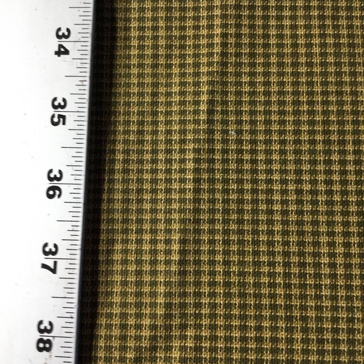 Micro Houndstooth Brown / Tan | Home Decor Fabric | 54”  Wide | By the Yard