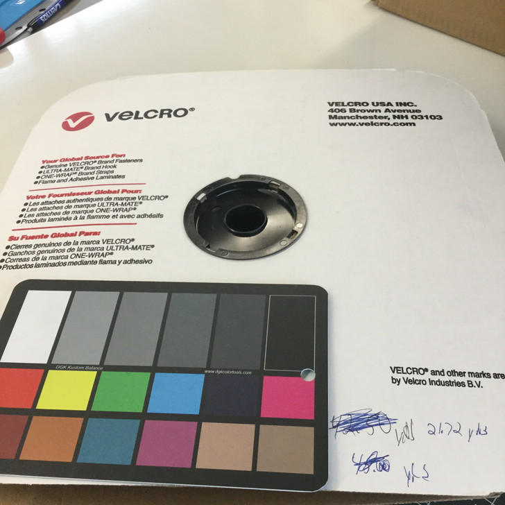 2" Velcro Brand LOOP | Black | Sew-on Fastener |