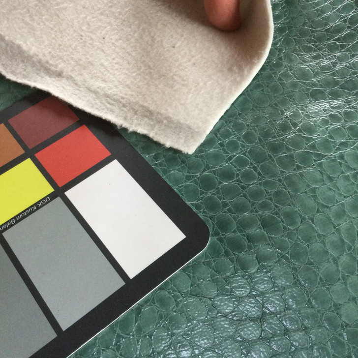 Teal Reptile Faux Leather | Outback Sea by Regal Fabrics | Vinyl Upholstery Fabric | 54" Wide | By the Yard