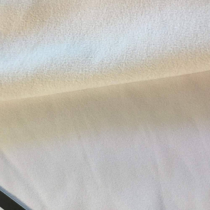 3 Yard Piece of Ivory Suede - Like Upholstery Fabric | Medium weight & Soft | Pillows, Covers