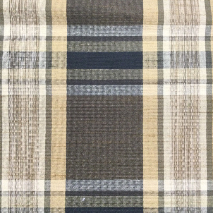 Plaid in Brown / Tan/ Beige | Upholstery / Drapery Fabric | 54" Wide | By the Yard