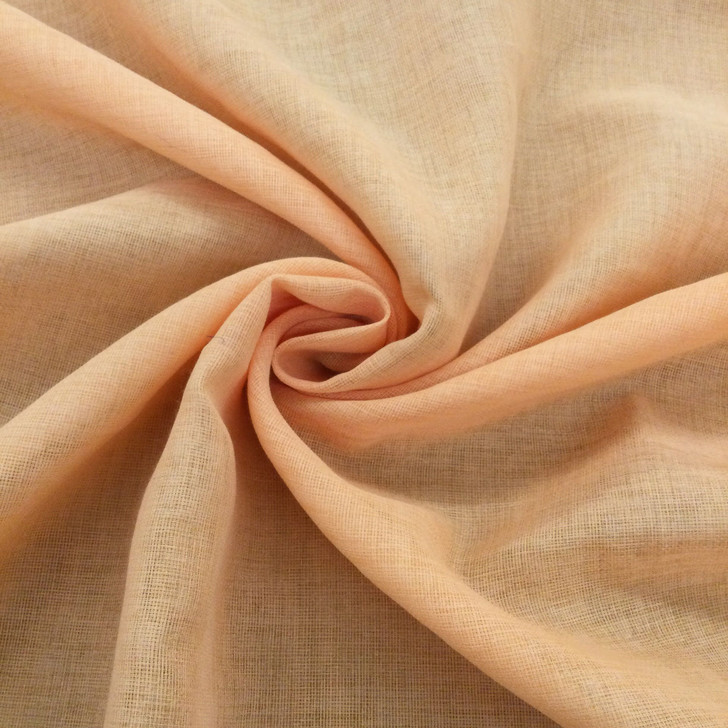 Orange Sherbet Solid Sheer Drapery Mesh Fabric | Sheer | Extra Wide | Drapery| Home Decor | By The Yard | 108 " Wide